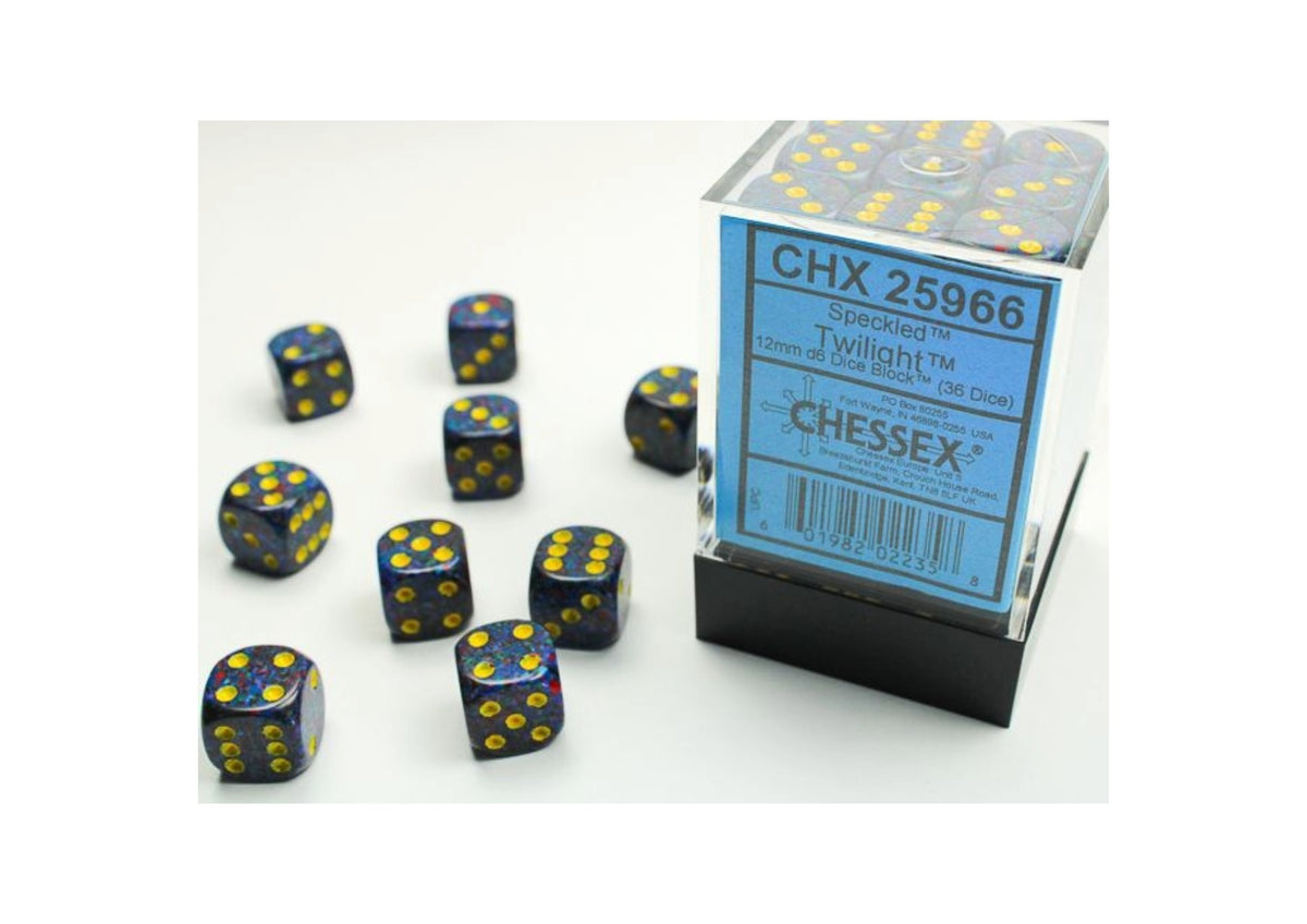 Chessex - 12mm d6 Dice Block (36 Würfel)