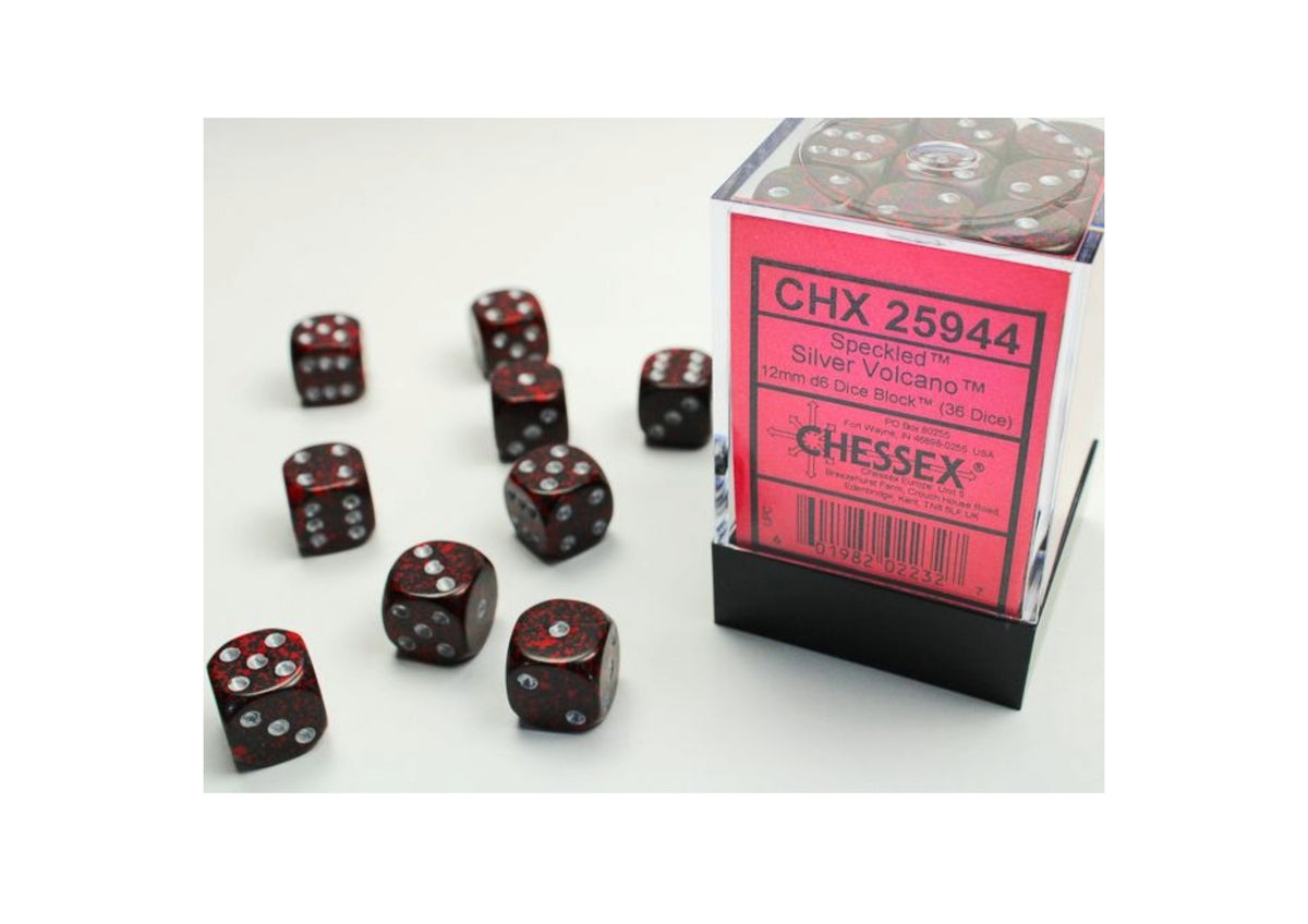 Chessex - 12mm d6 Dice Block (36 Würfel)